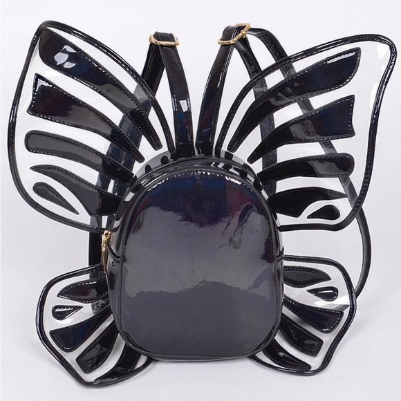 Shannel’s Clo Handbags - Shiny Butterfly Inspired Unique Backpack